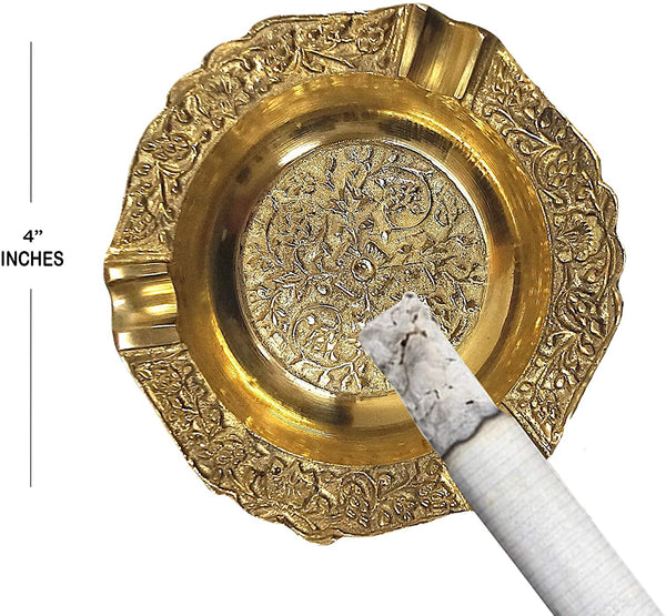 BR 1032 - Brass Ashtray, C/ BX