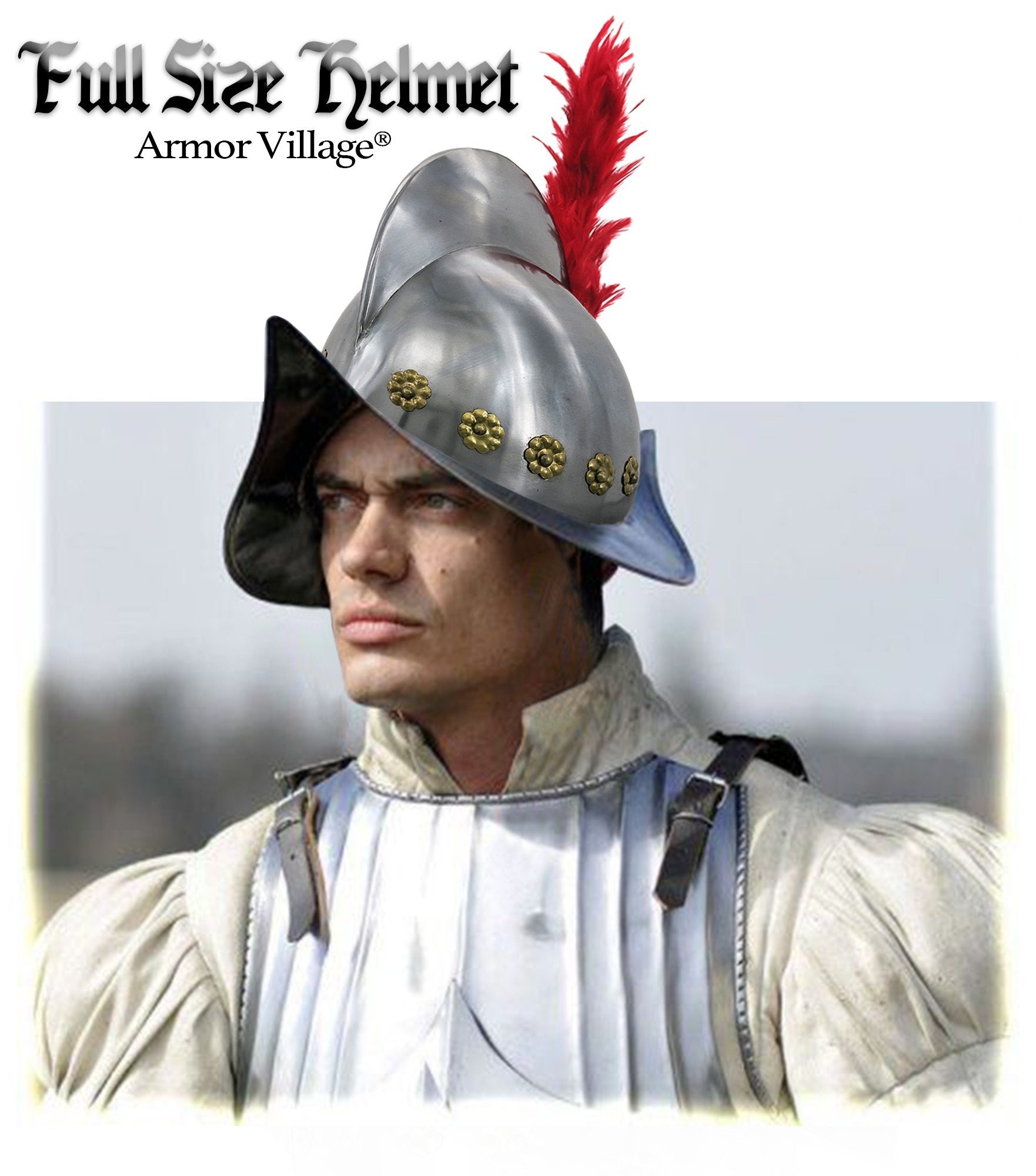 IR 80590 - Armor Helmet, Spanish w/ Plume