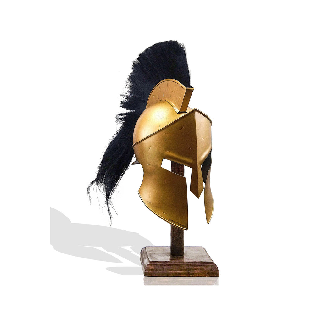 IR 80527D - New Leonidas 300 Helmet w/ Plume