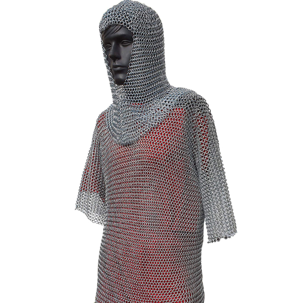 AL 80811 - Aluminum Chain Mail W/ Hood