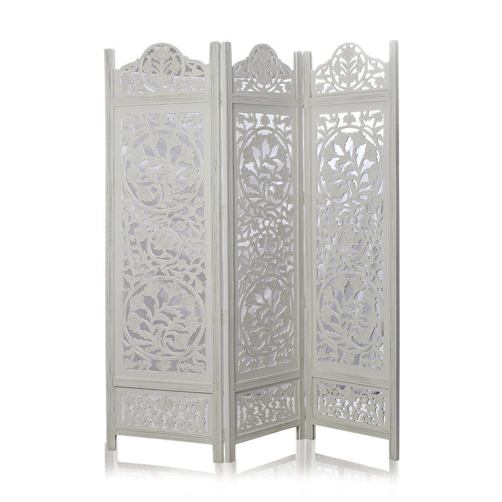 SH 227953W - 3 Panel Floral Tree Room Divider
