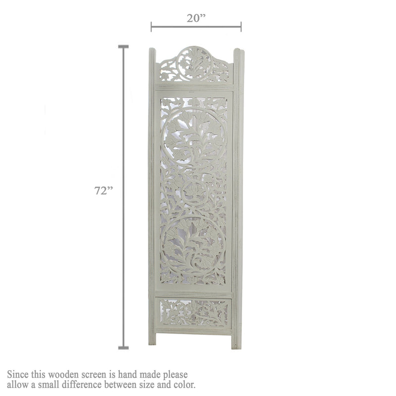 SH 227953W - 3 Panel Floral Tree Room Divider