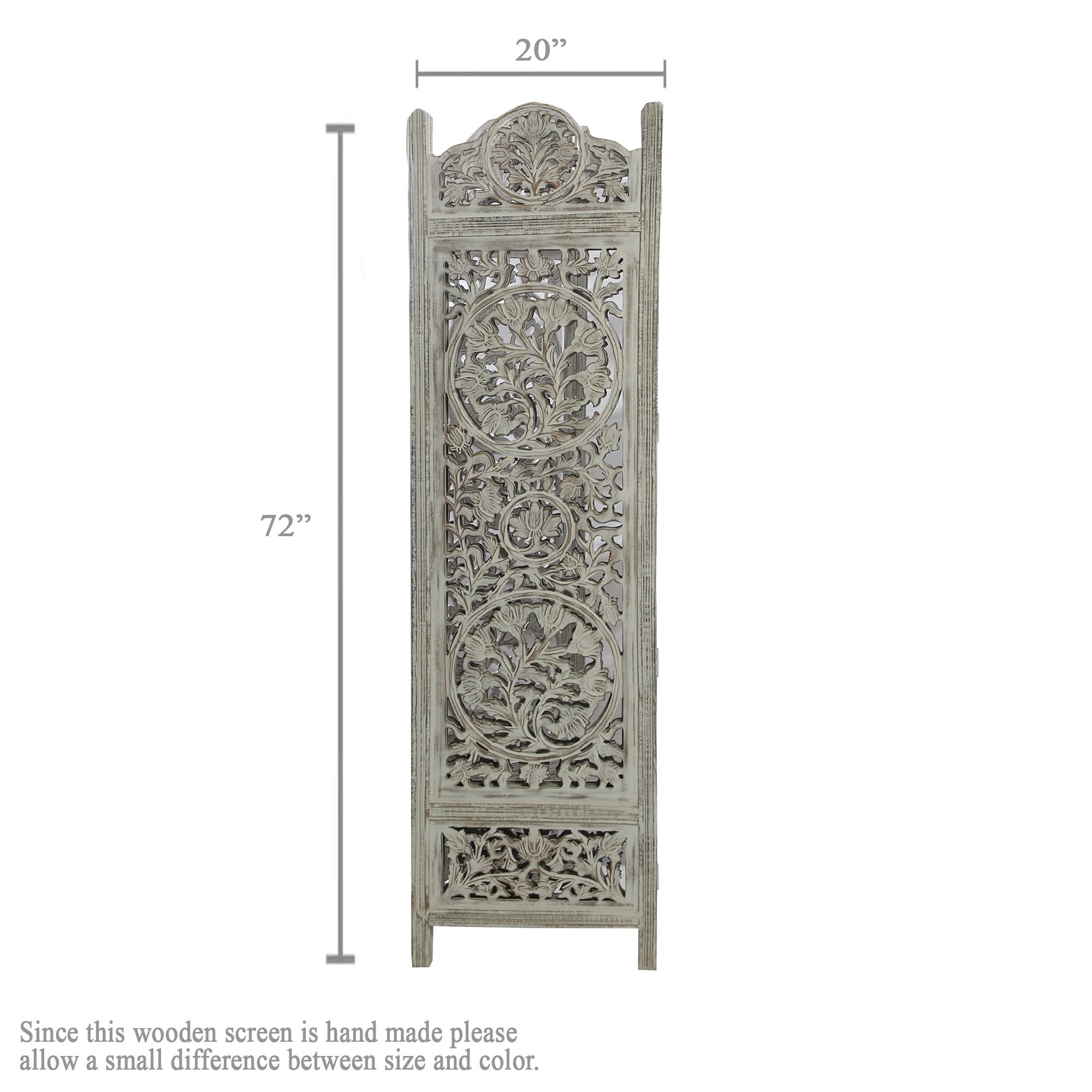 SH 227954W - 4 Panel Floral Tree Room Divider