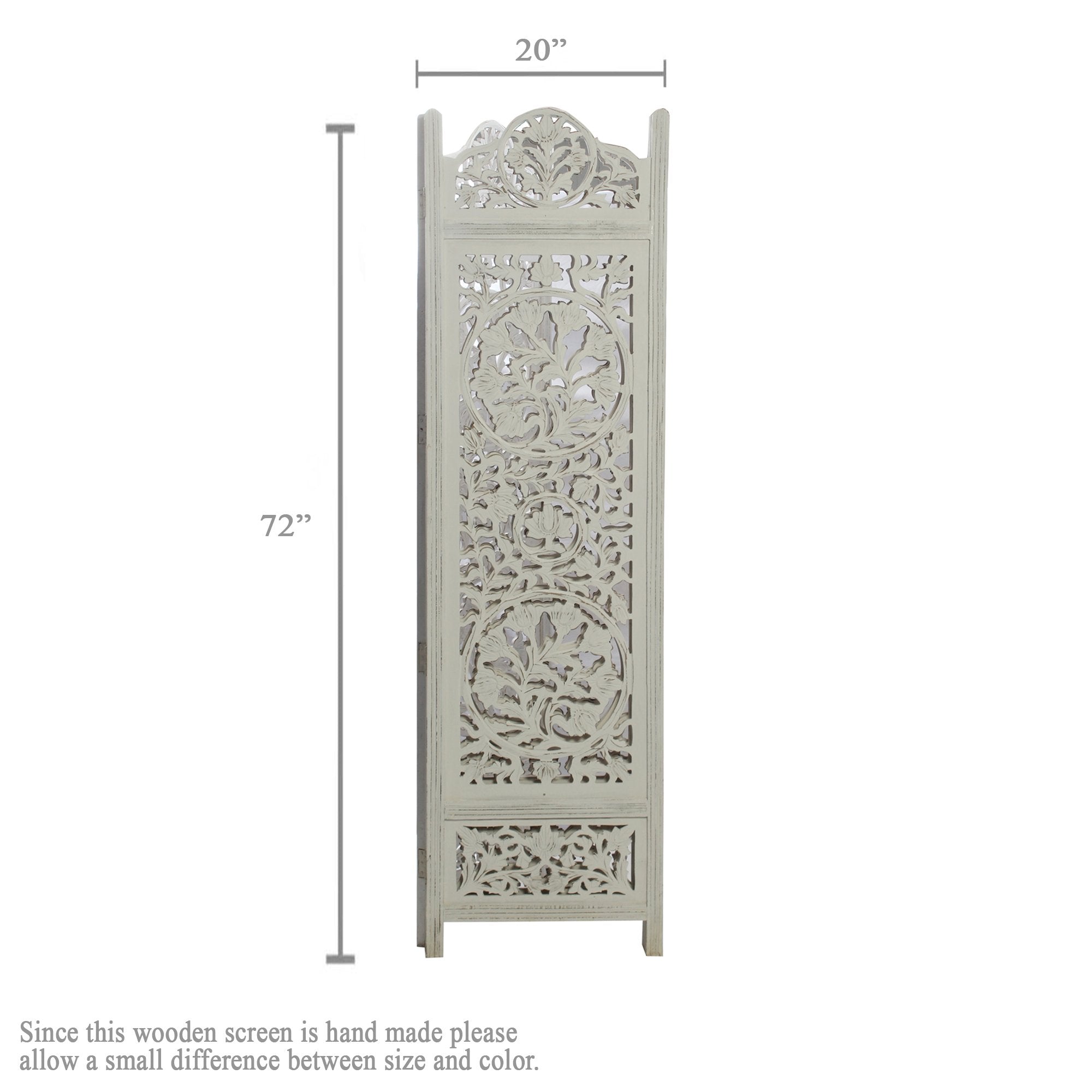SH 227954W - 4 Panel Floral Tree Room Divider
