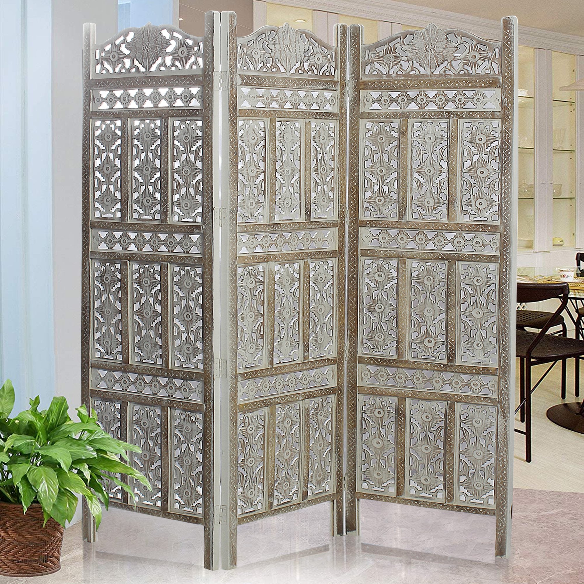 SH 305003W - 3 Panel Traditional Room Divider