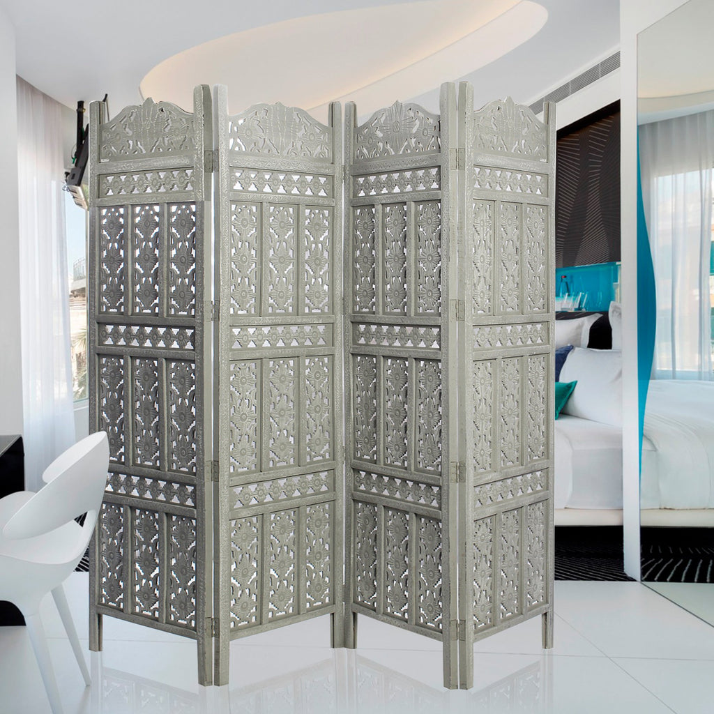 SH 305004W - 4 Panel Traditional Room Divider
