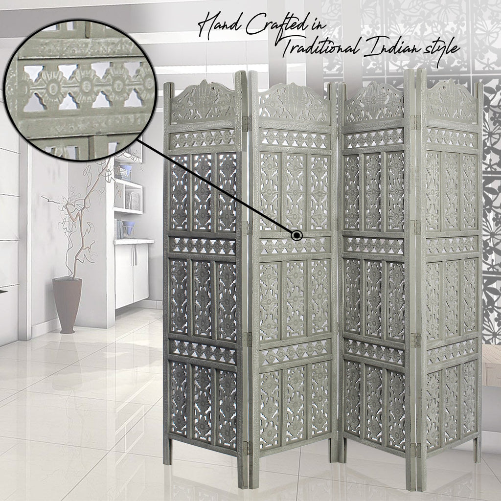 SH 305004W - 4 Panel Traditional Room Divider