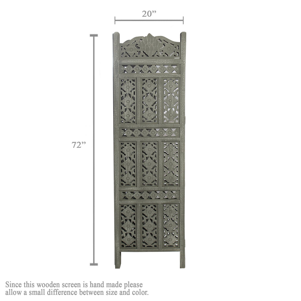 SH 305004W - 4 Panel Traditional Room Divider