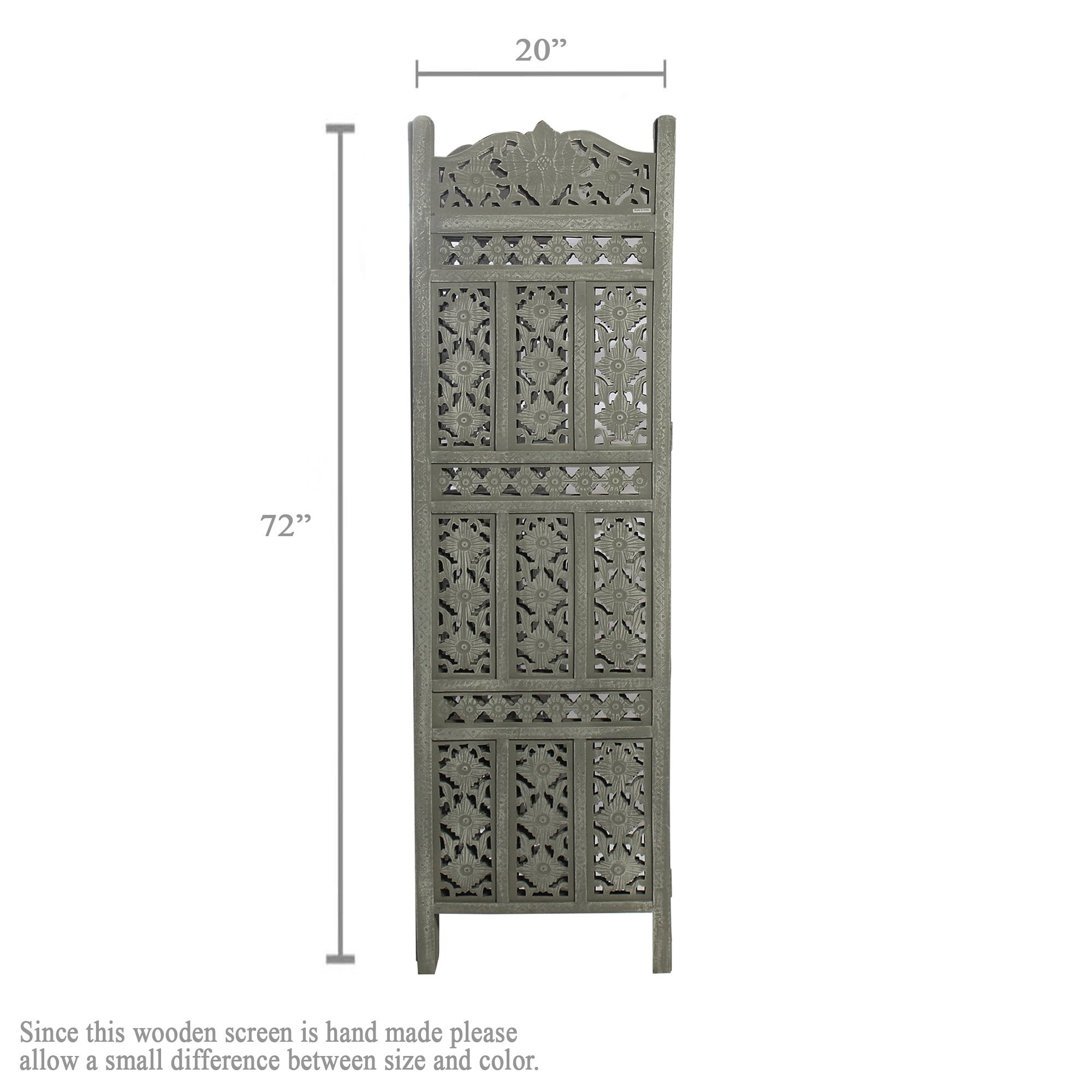 SH 305004W - 4 Panel Traditional Room Divider