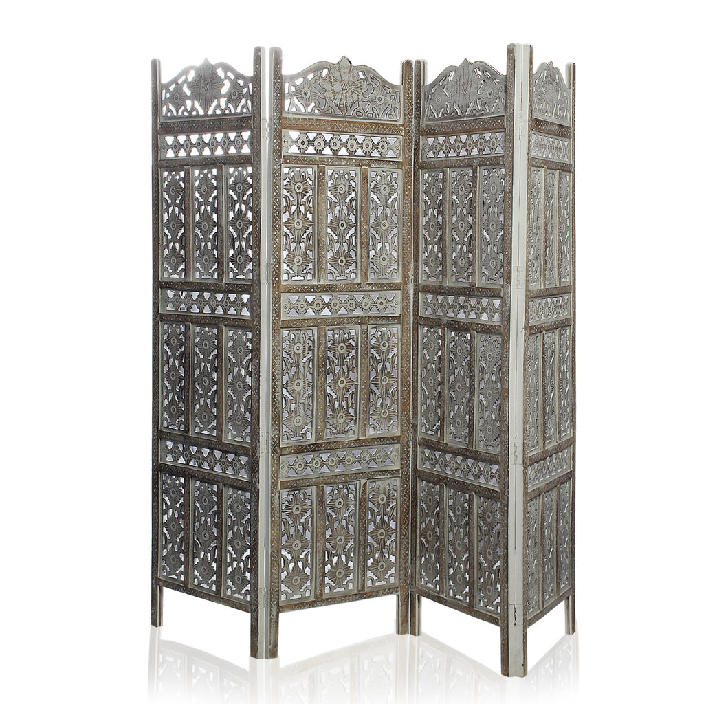 SH 305004W - 4 Panel Traditional Room Divider