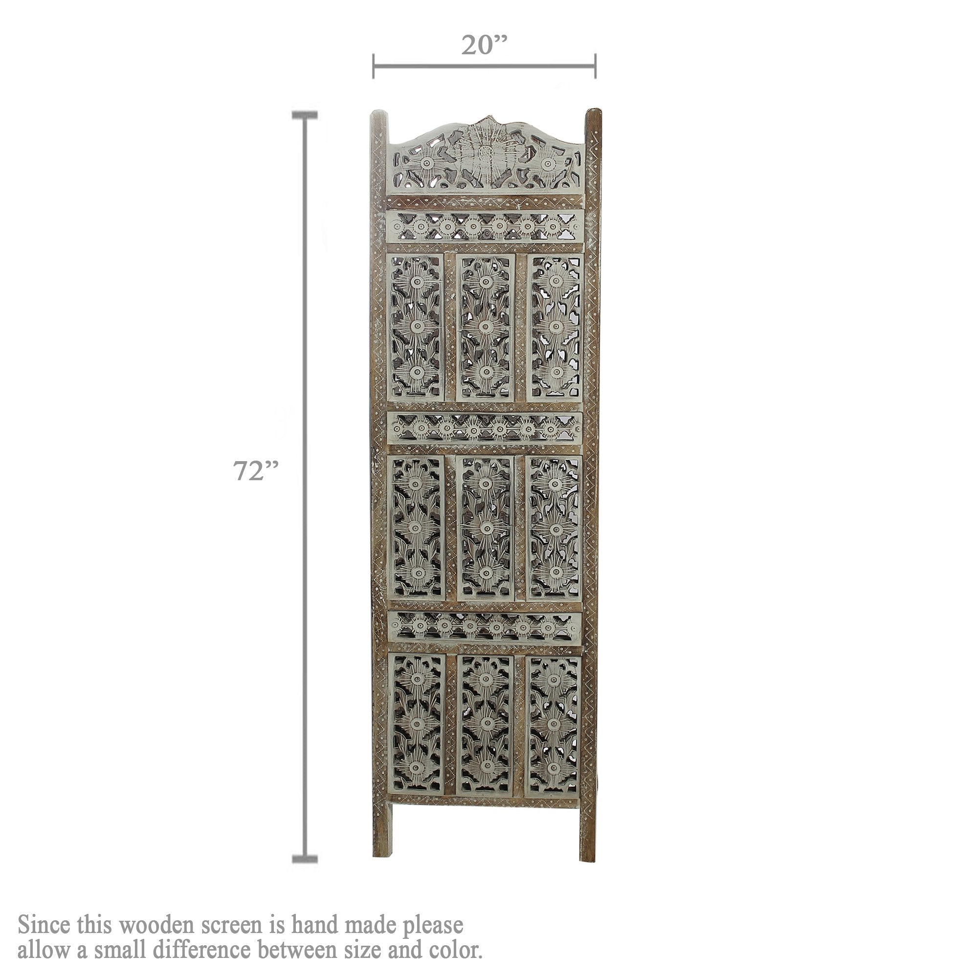 SH 305004W - 4 Panel Traditional Room Divider