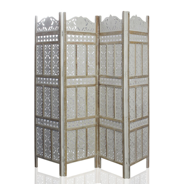 4 Panel Traditional Room Divider