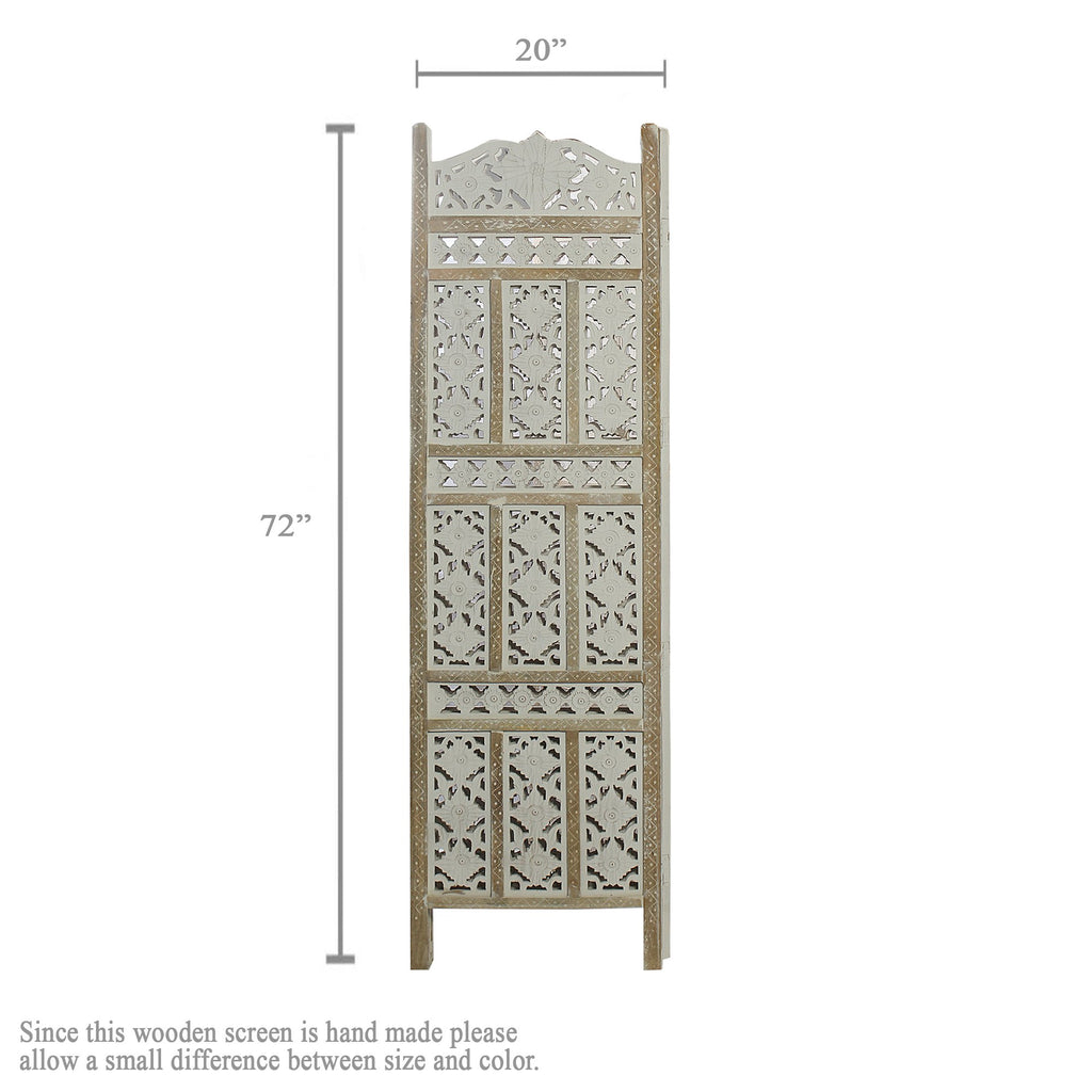 SH 305004W - 4 Panel Traditional Room Divider