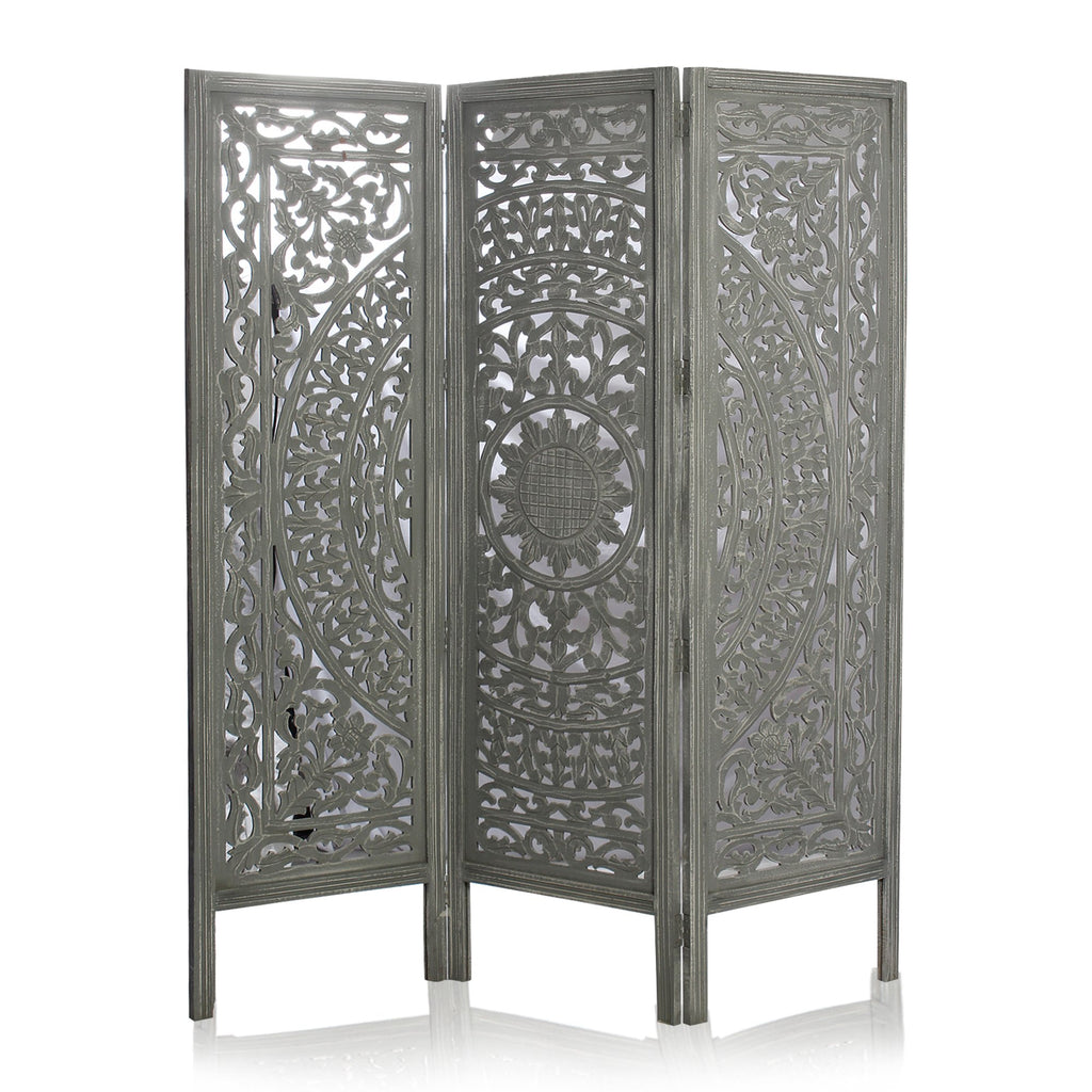 SH 400043W - MF. - 3 Panel Large Circle Room Divider