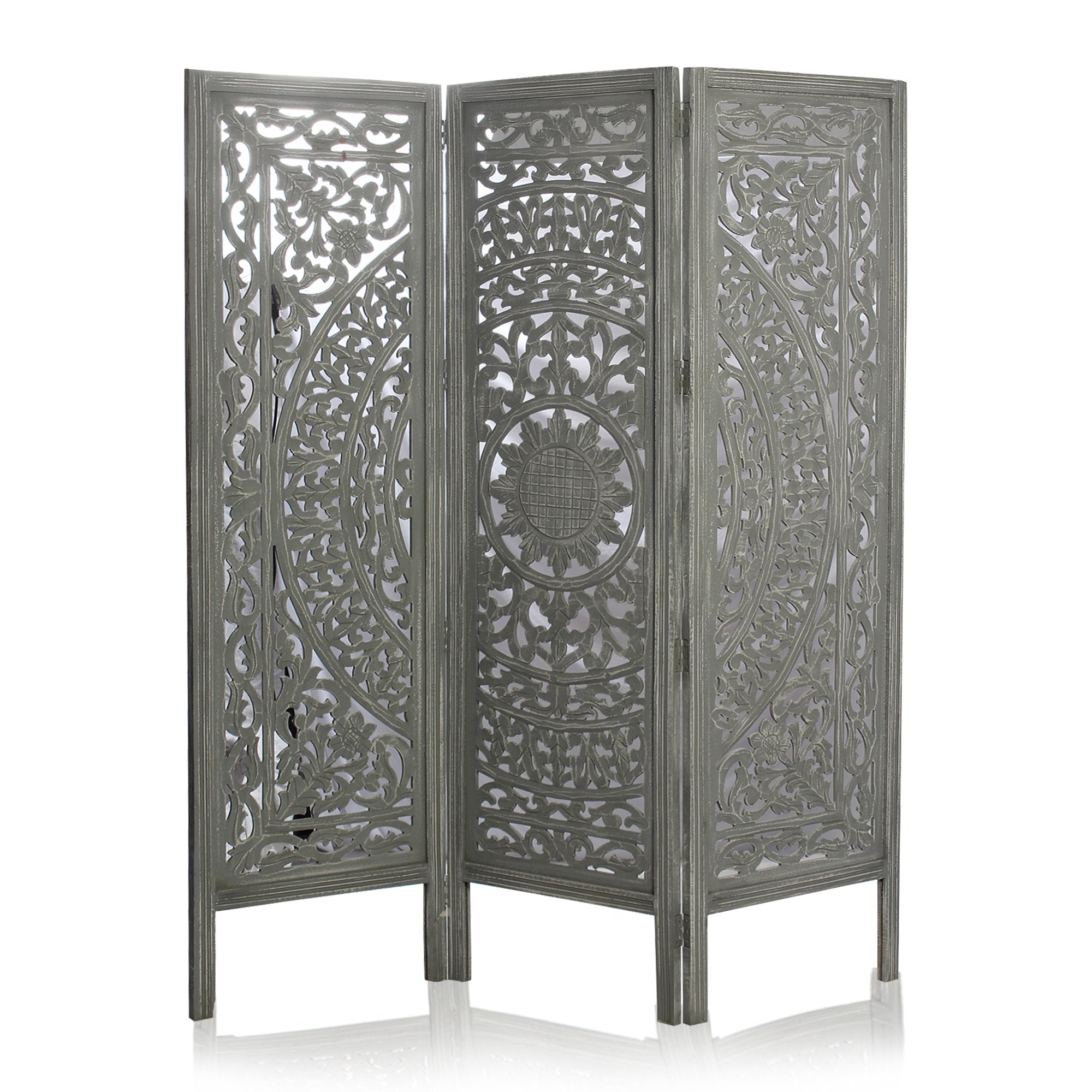 SH 400043W - MF. - 3 Panel Large Circle Room Divider