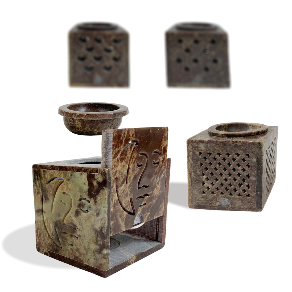 SS 22462 - Soapstone Aroma Lamp 3"