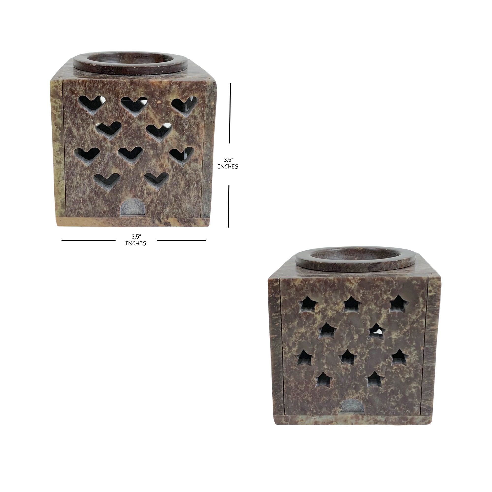 SS 22462 - Soapstone Aroma Lamp 3"