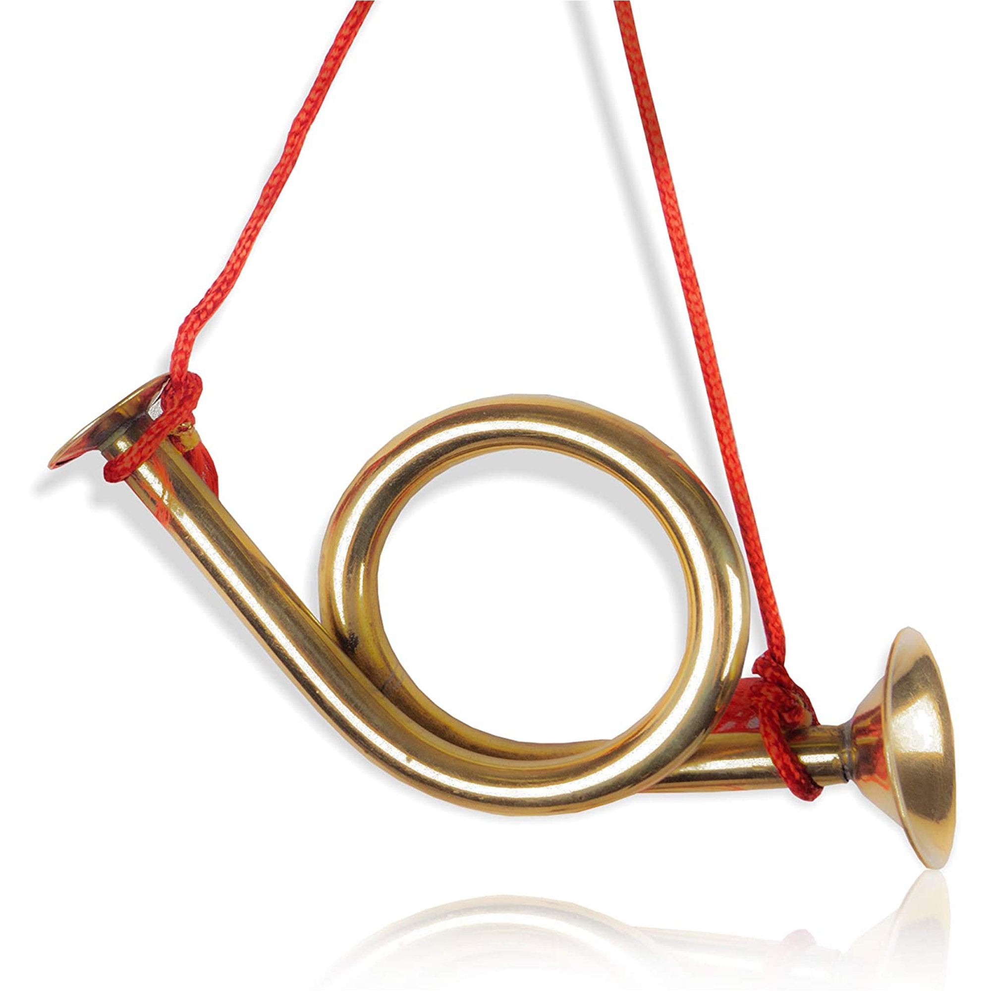 BR 3102 - Solid Brass French Horn Christmas Ornament