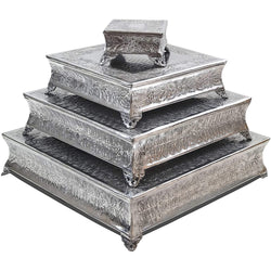 AL 4182 - Four-Tiered Square Cake Stand
