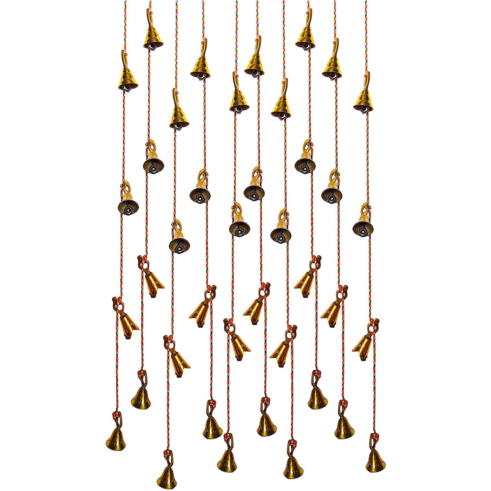 BR 1897 - String Bells Asst. Colors Set of 12