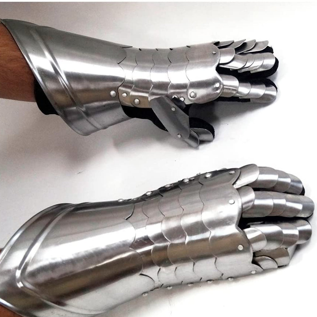 IR 80821 - Medieval Gauntlet Pair Steel