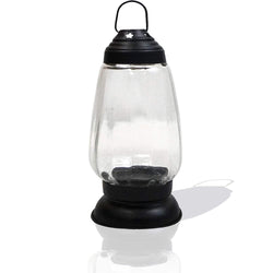IR 15371 - Iron Candle Lantern, Black