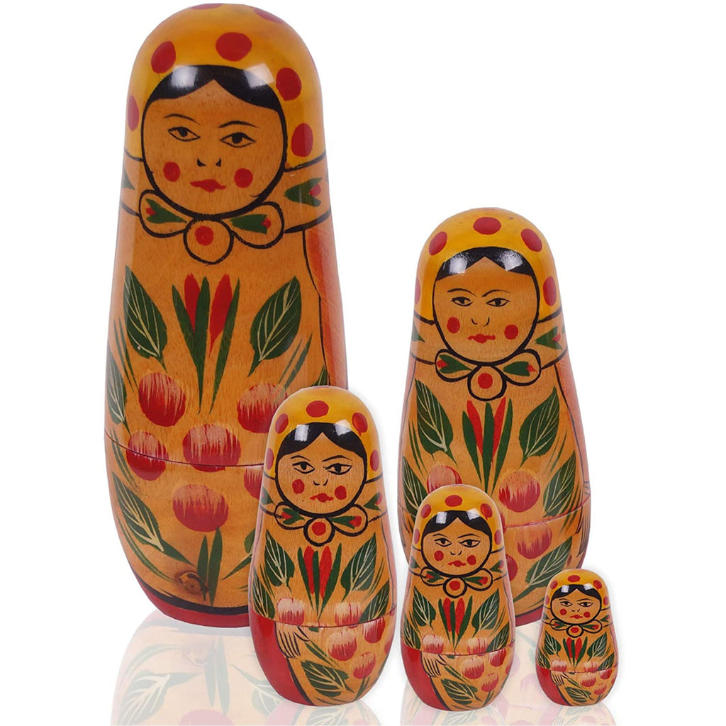 WW 10742 - Russian Lady Dolls, Set of 5