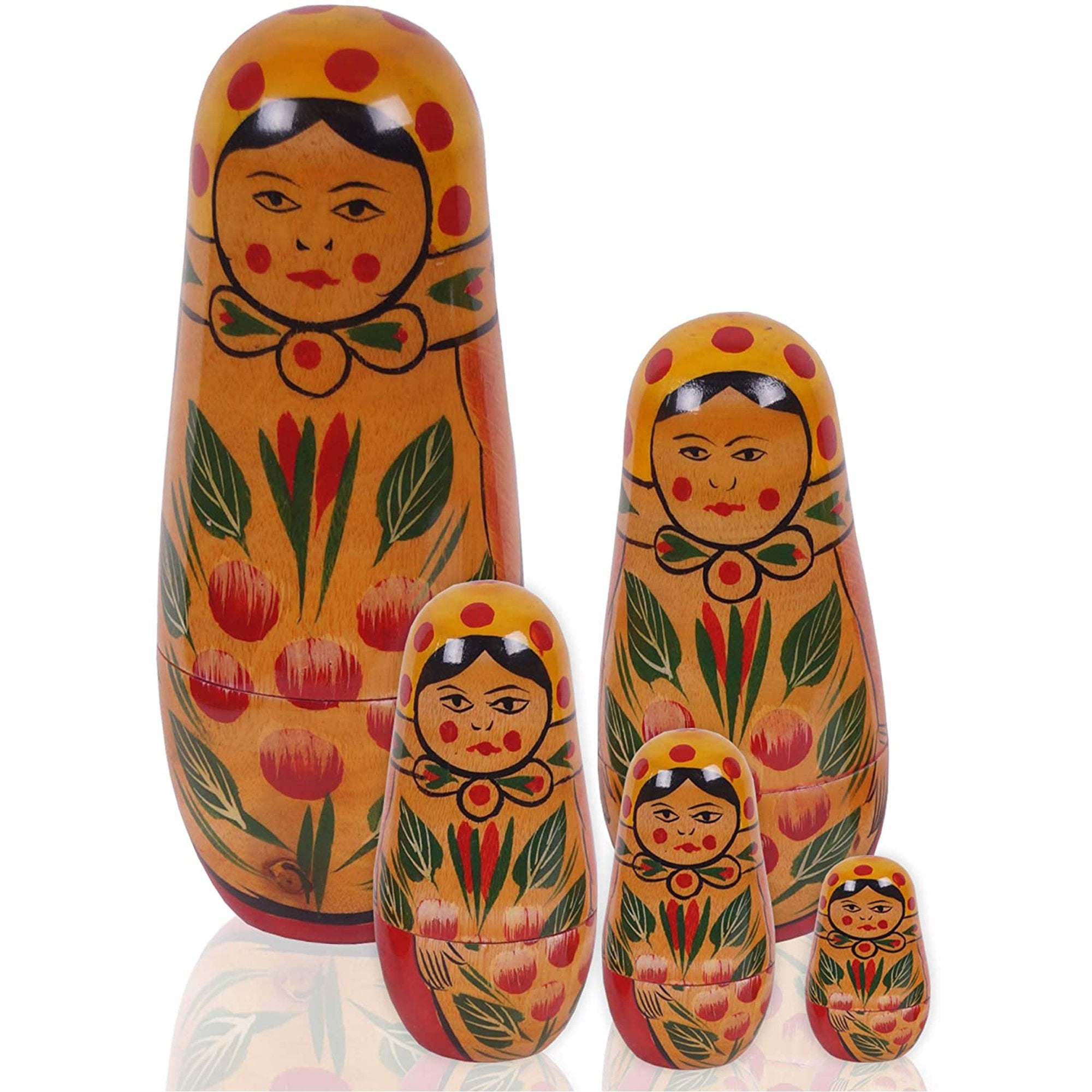 WW 10742 - Russian Lady Dolls, Set of 5