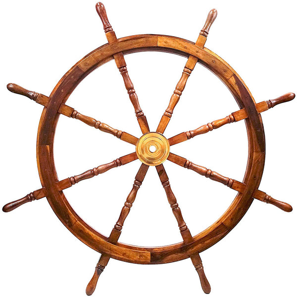 SH 8767 - Wooden Ship Wheel, 72"