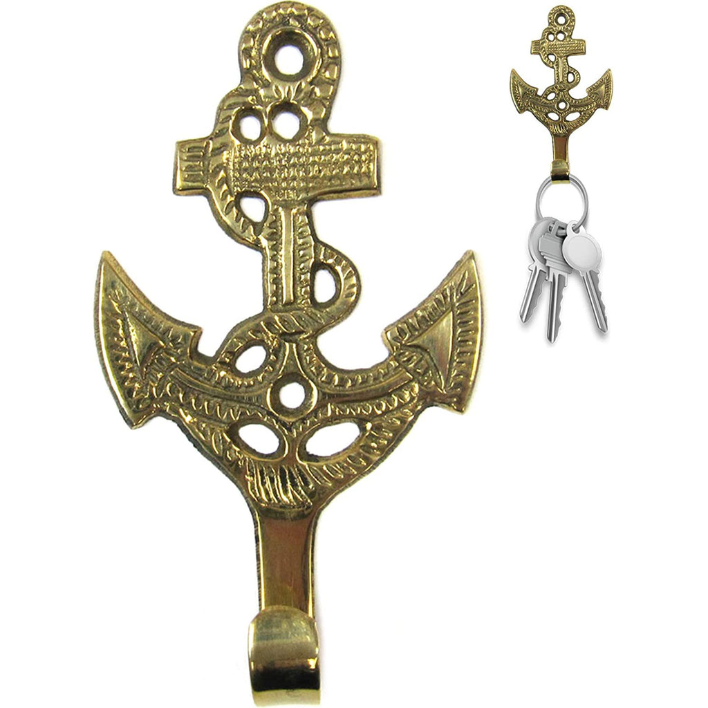BR 20243 - Solid Brass Anchor, Key Holder