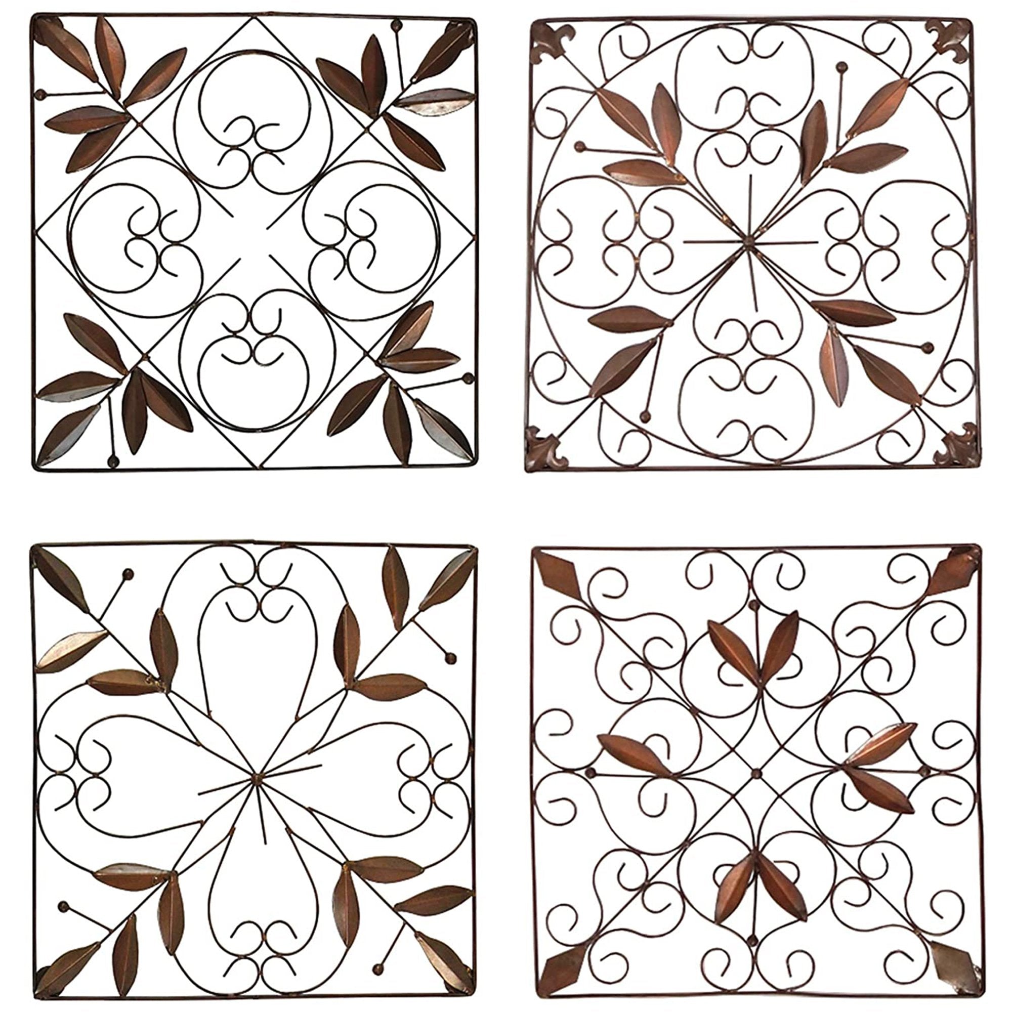 IR 51122 - Iron Wall Medallion (set of 4)