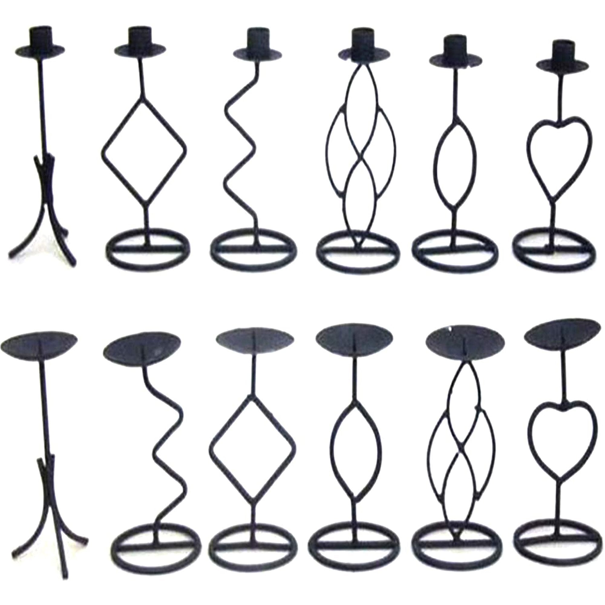 IR 2278 - Iron Candle Holder Set of 12