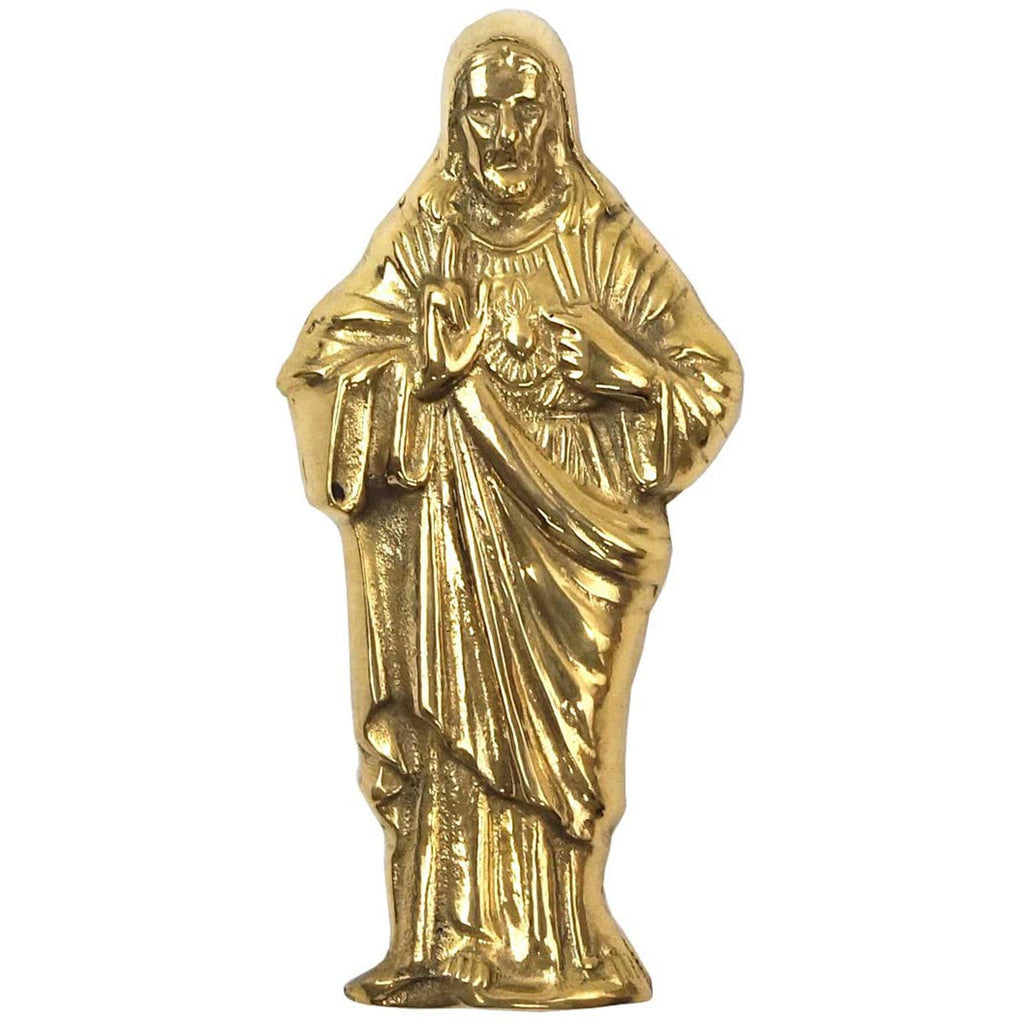 BR 36051 - Brass Jesus Wall Plaque