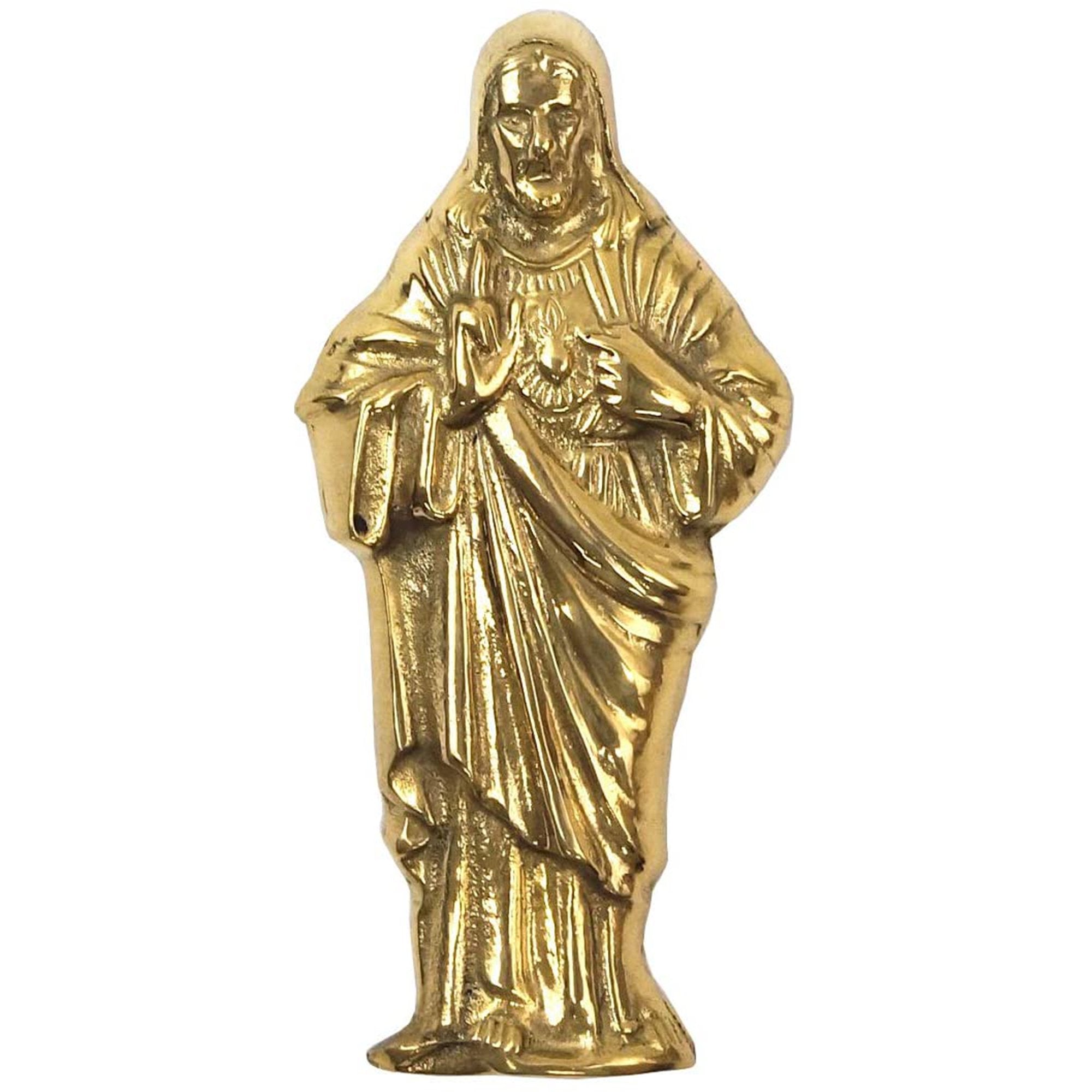 BR 36051 - Brass Jesus Wall Plaque