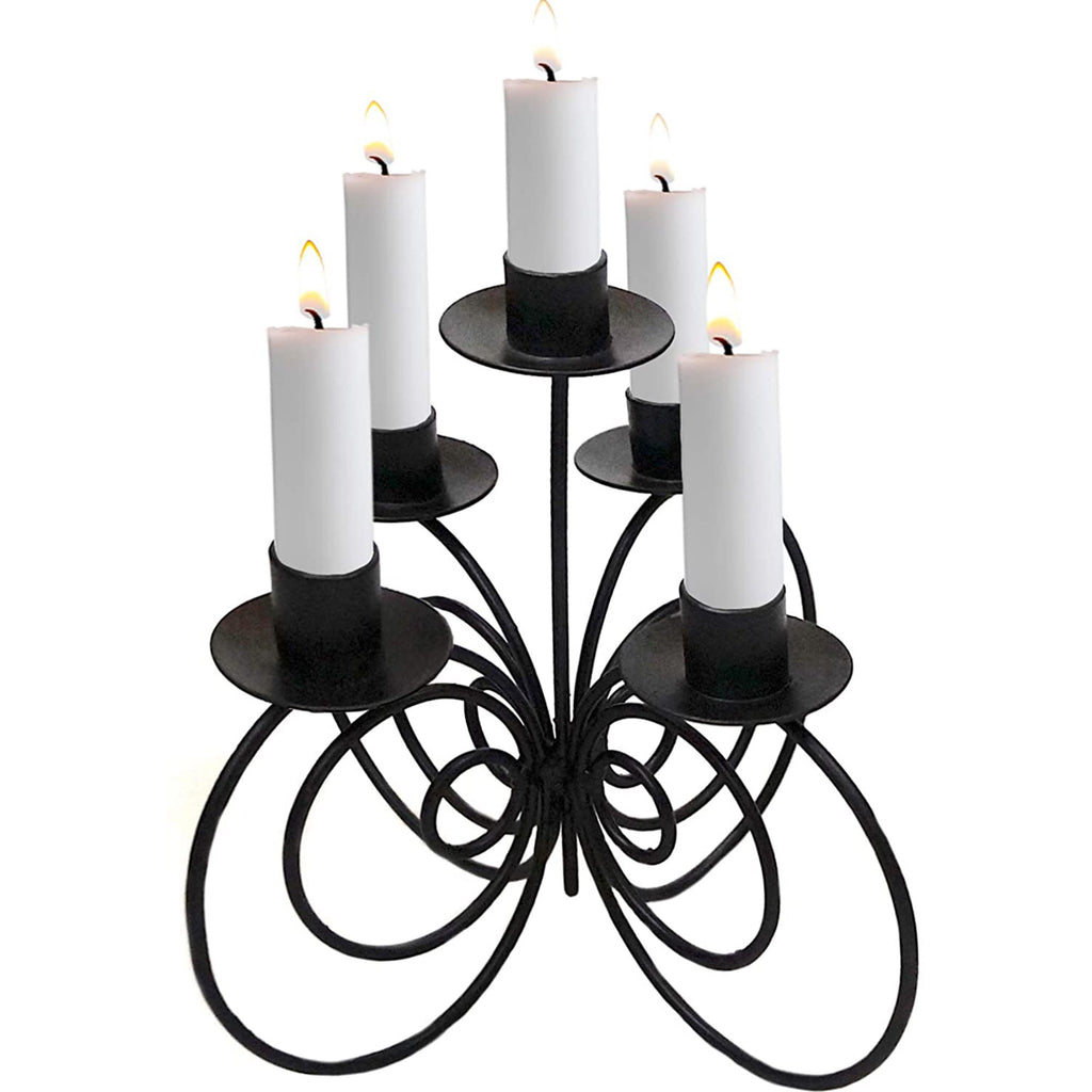 IR 2290 - Iron Candle Holder, 5 Light