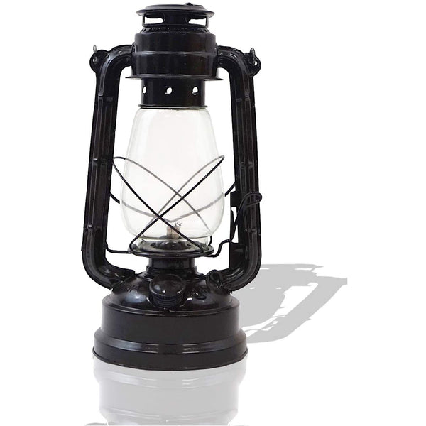 Hurricane Lantern - Oil Lamp - 10" with Care Pack