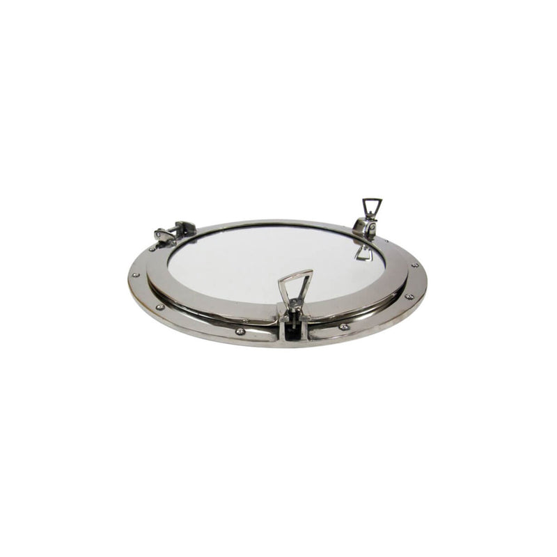 AL 486110M - Chrome Finish Aluminum Porthole with Mirror, 21"