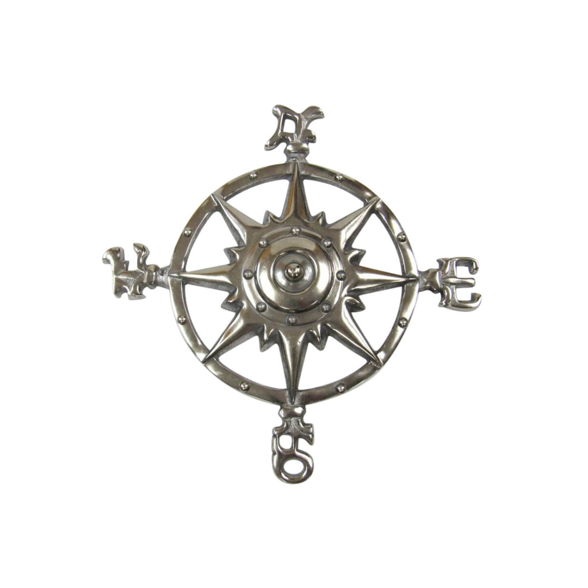 AL 51120 - Aluminum Rose Compass 12"