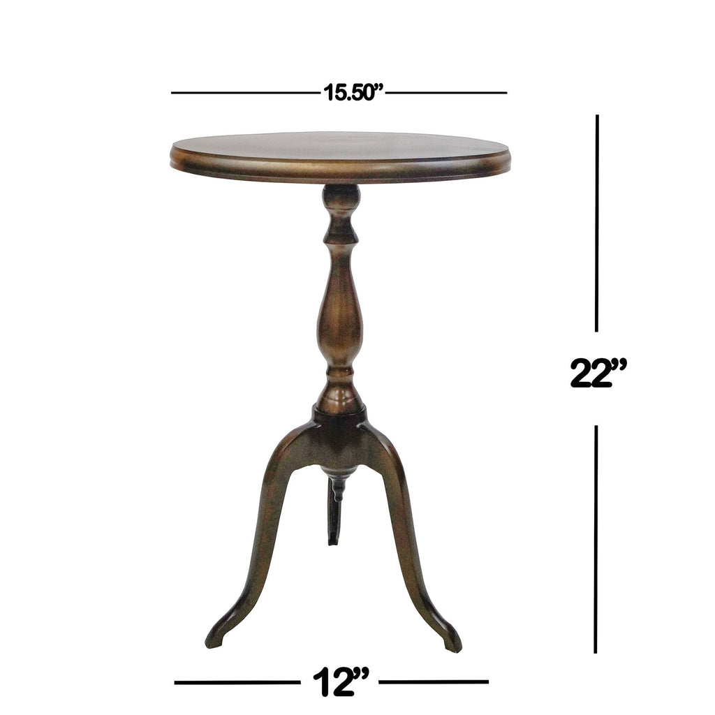 AL 114B - Aluminum Table - Brass Finish