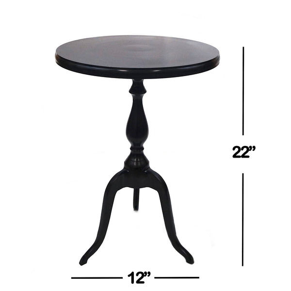 AL 114G - Aluminum Table w/ Black Finish