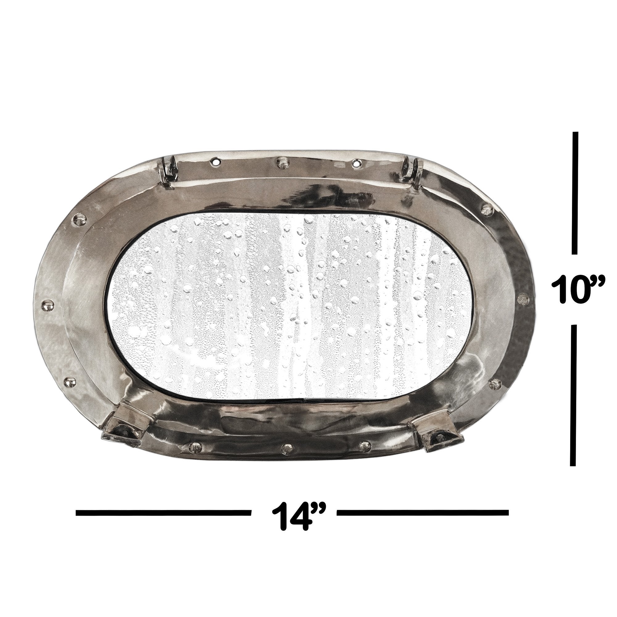 AL 48602G - Oval Porthole (Glass), 14" x 10"