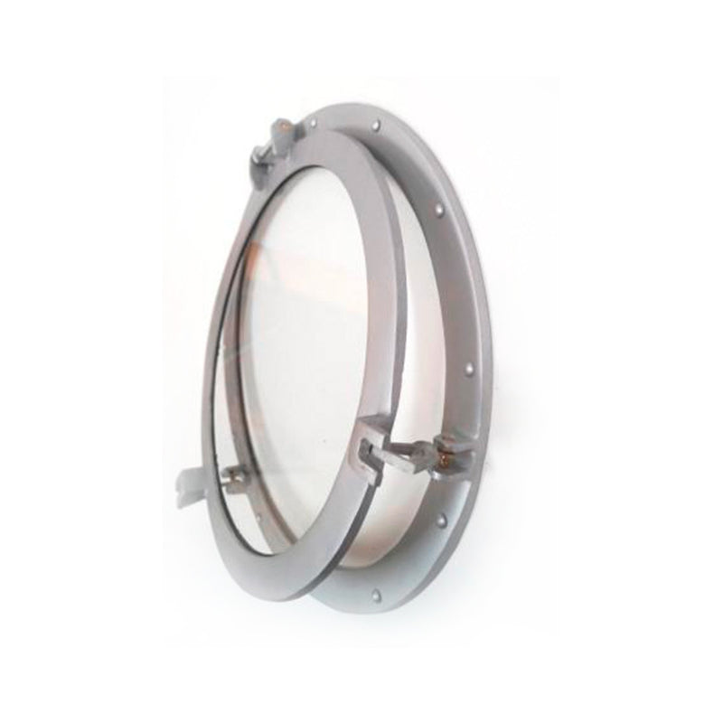 AL 48610 - Aluminum Porthole with Glass Window, 17"