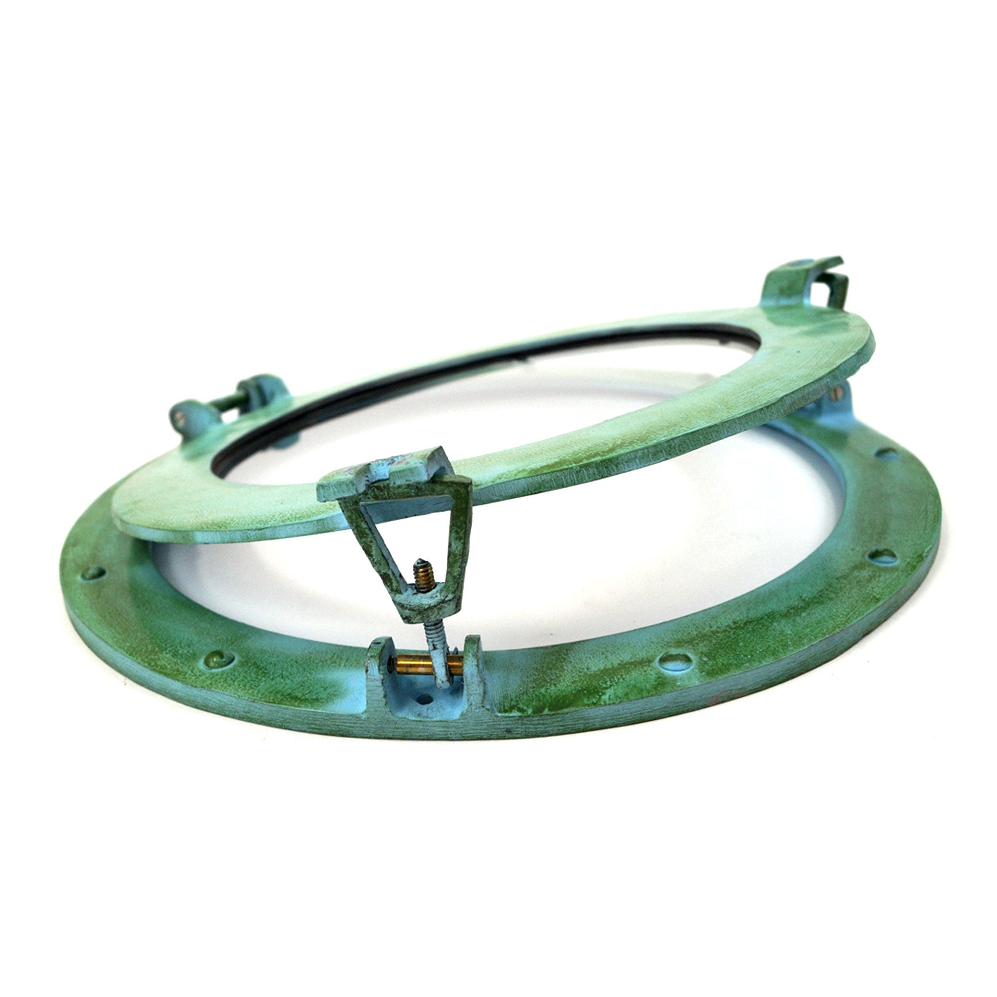 AL 48611A - Porthole Glass Aluminum Green, 15"