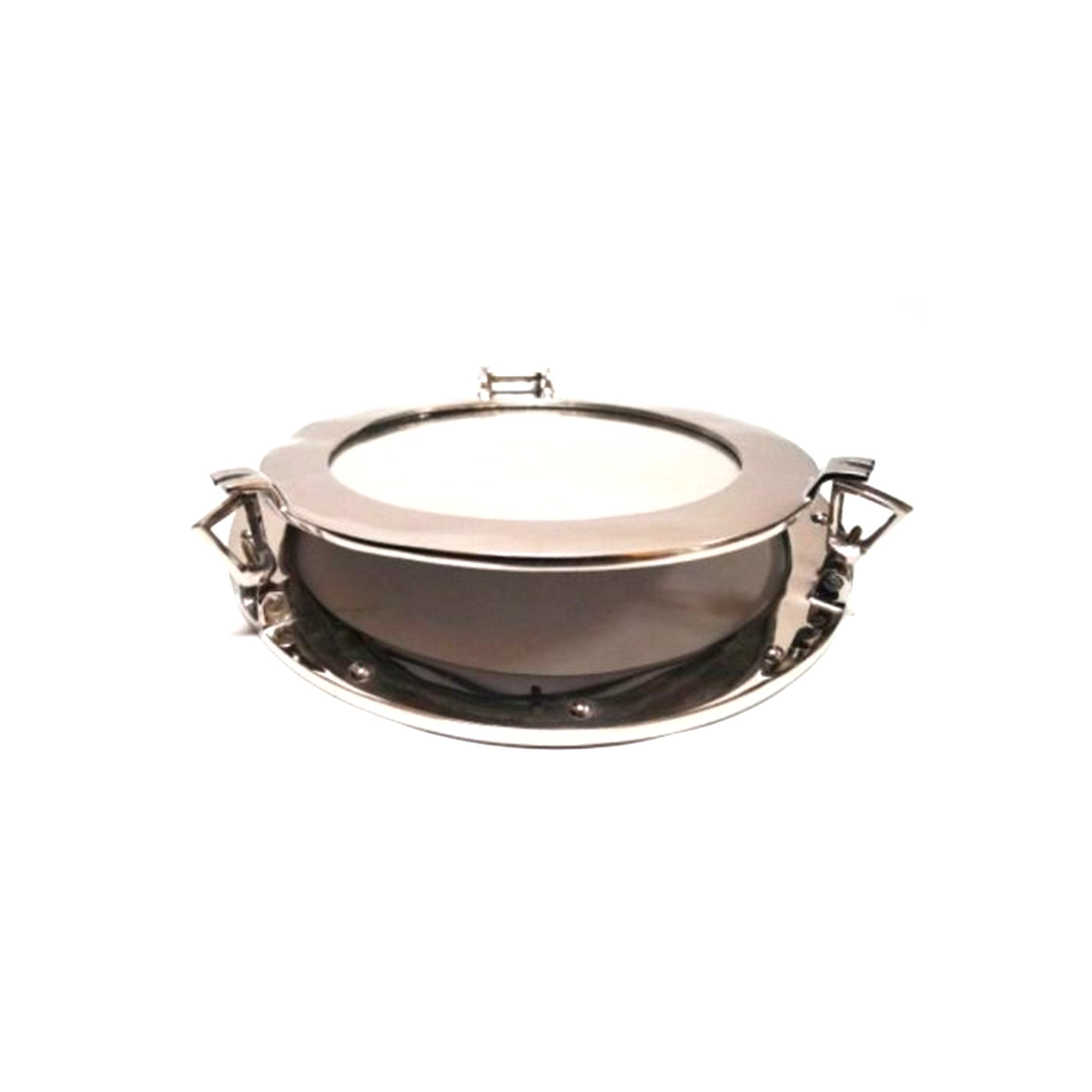 AL 4861S - Aluminum Chrome Finish Porthole with Mirror,15"