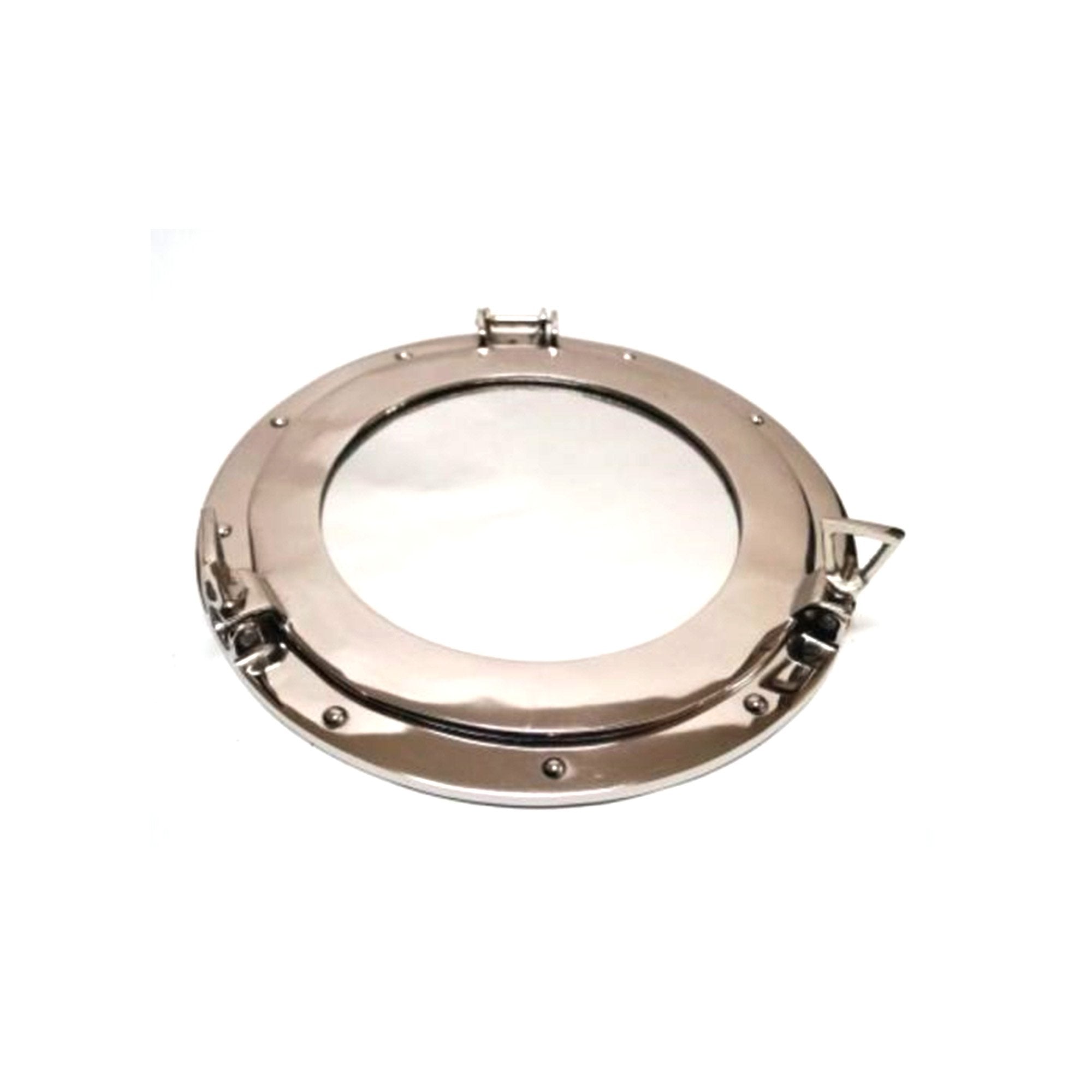 AL 4861S - Aluminum Chrome Finish Porthole with Mirror,15"