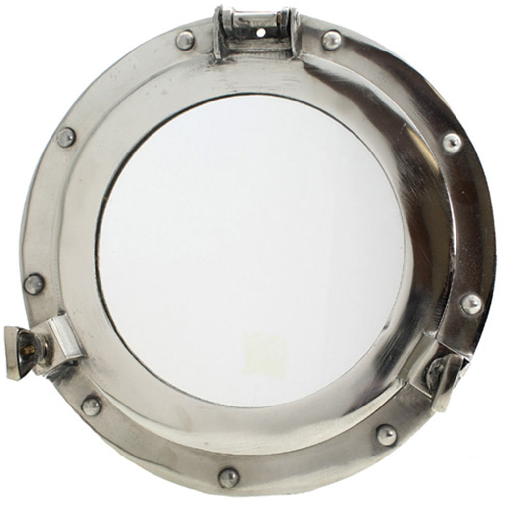 AL 4870S - Porthole Mirror Alum 11" Chrome Plated