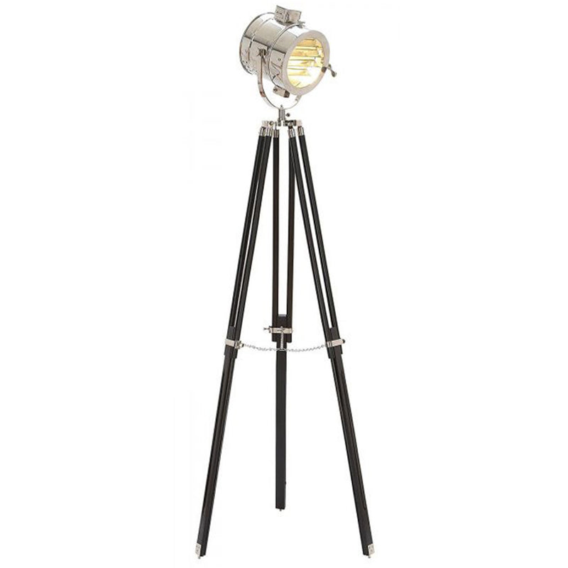 AL 49001EL - Aldis Unique Lamps Wood Metal Studio Light w/ &Tripod (Electric)