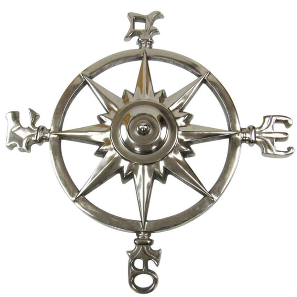 AL 51121 - Aluminum Rose Compass 22" (7993)