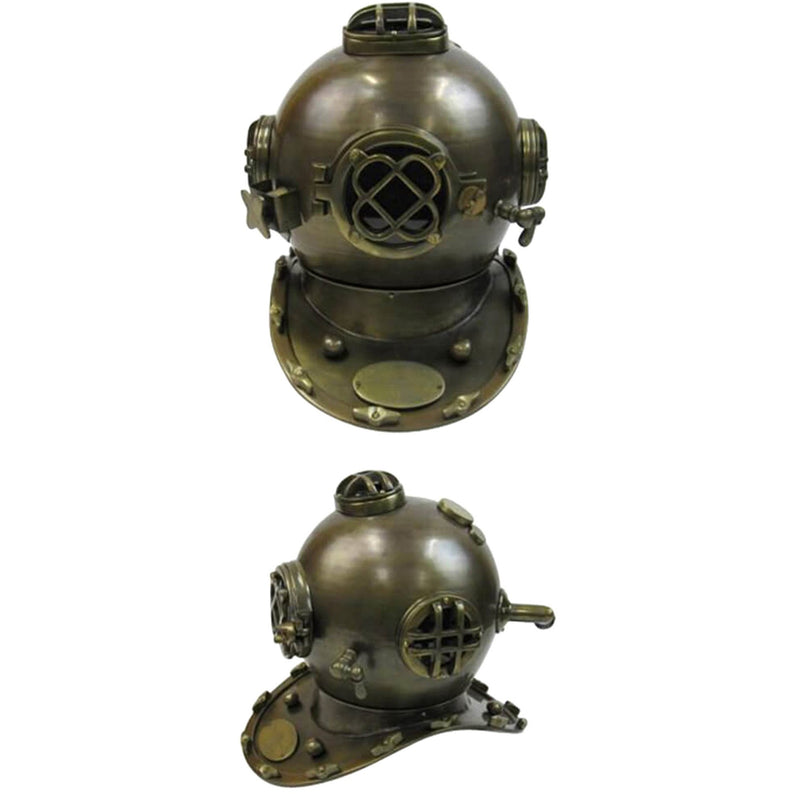 AL 5255A - Aluminum Divers Helmet, Mark Five, Antique Finish