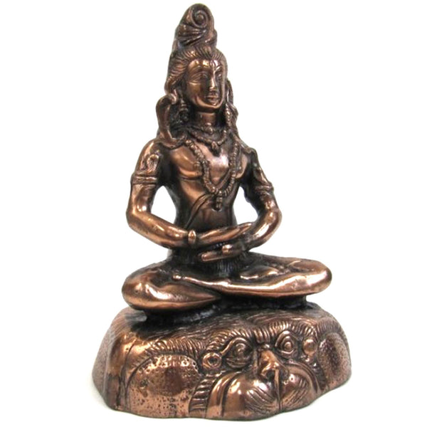 Aluminum Statue - Shankar Sitting